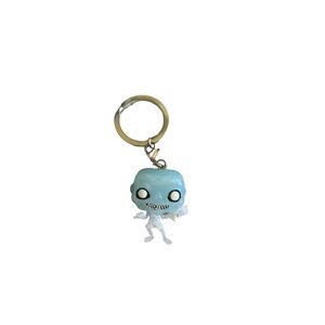 Funko Pocket Pop Keychain-Disney-Haunted Mansion-Ezra-Vinyl-Blue & White- 1 1/2”